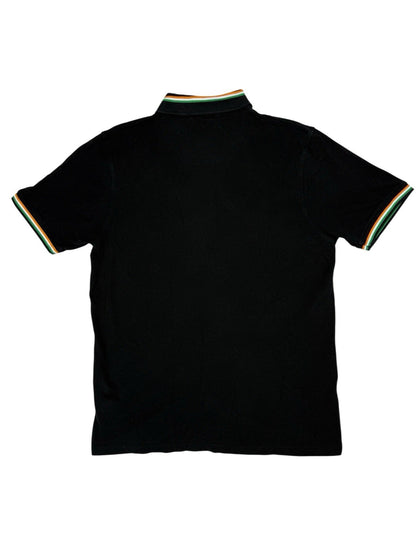 Celtic Football Club Black Cotton Polo Top Medium