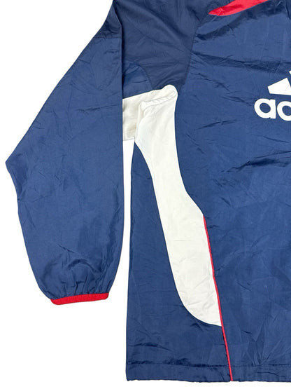 Adidas Blue Vintage Japanese Line Pull Over Track Top Small