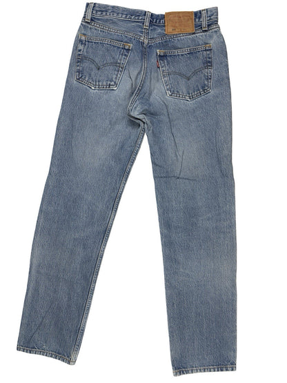 Levi's 501 Vintage 90s Blue Straight Leg Denim Jeans 30W 32L Made in USA