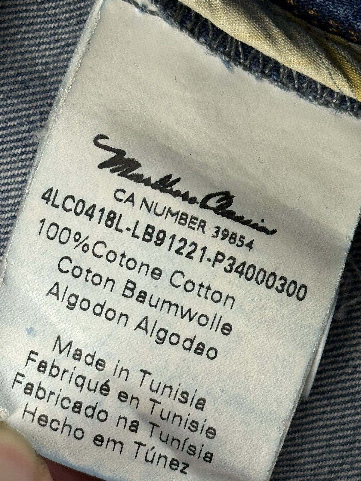 Marlboro Classics Retro Blue Denim Jeans 38W 34L