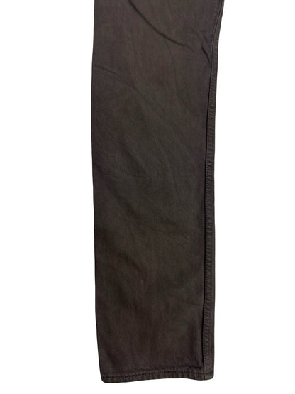 Levi's 501 Vintage Brown Straight Leg Denim Jeans 26W 34L