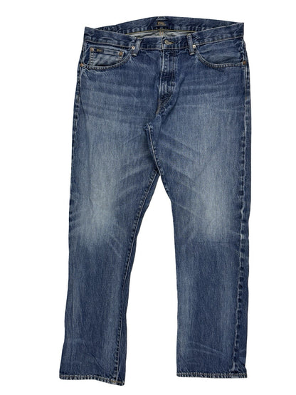 Polo Ralph Lauren Blue Hampton Relaxed Straight Denim Jeans 36W 32L