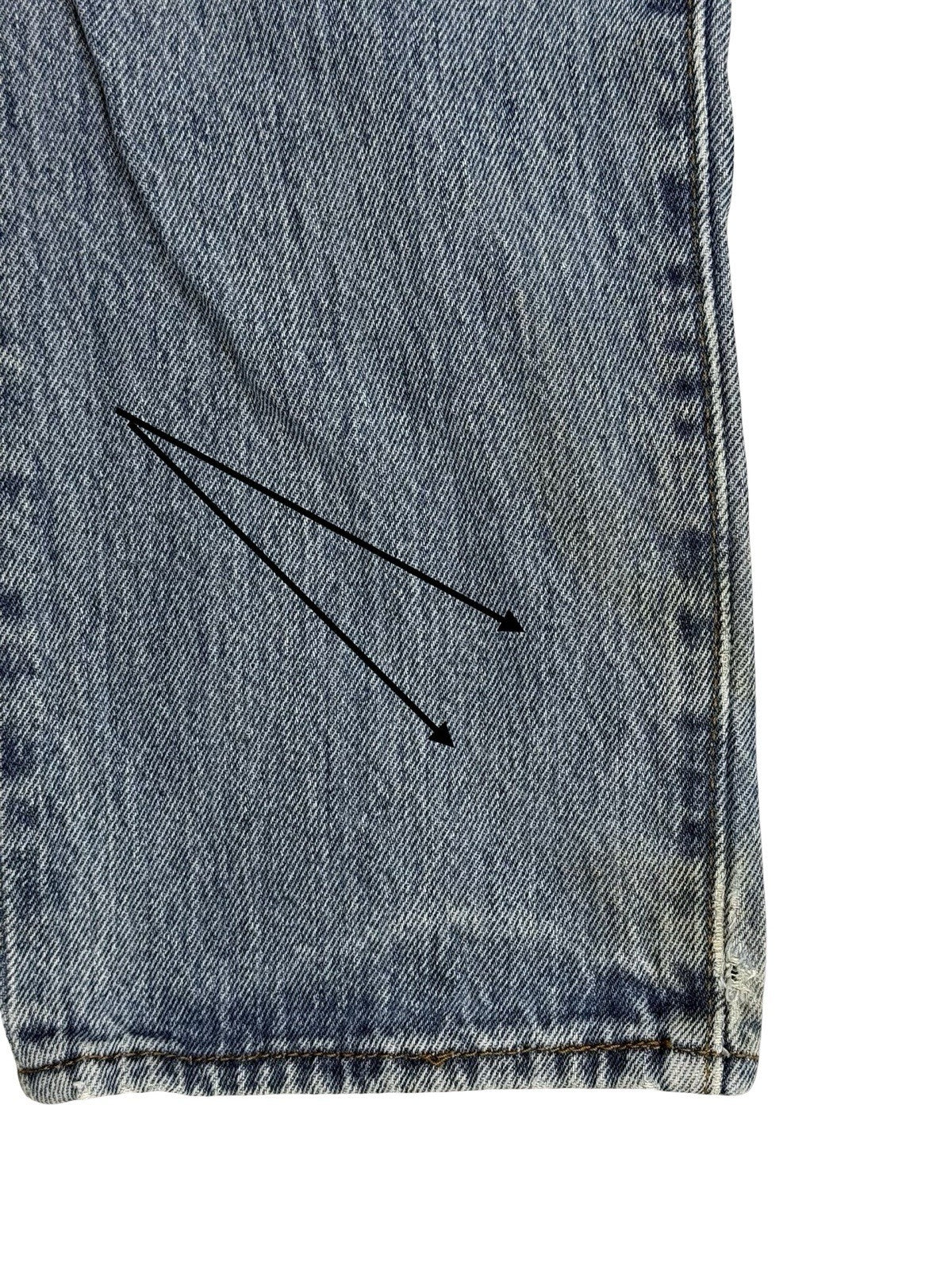 Levi's 501 Light Blue Straight Leg Denim Jeans 28W 30L