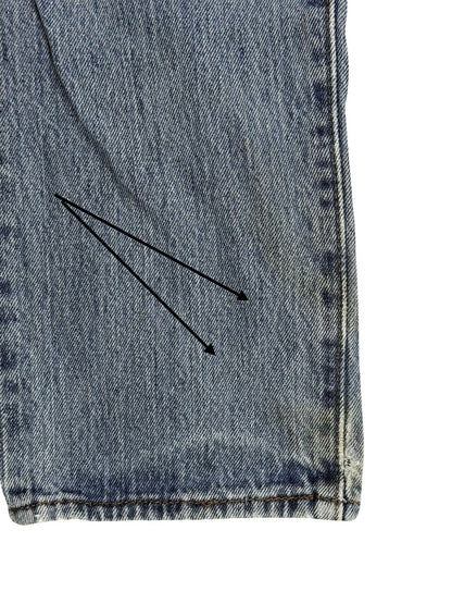 Levi's 501 Light Blue Straight Leg Denim Jeans 28W 30L