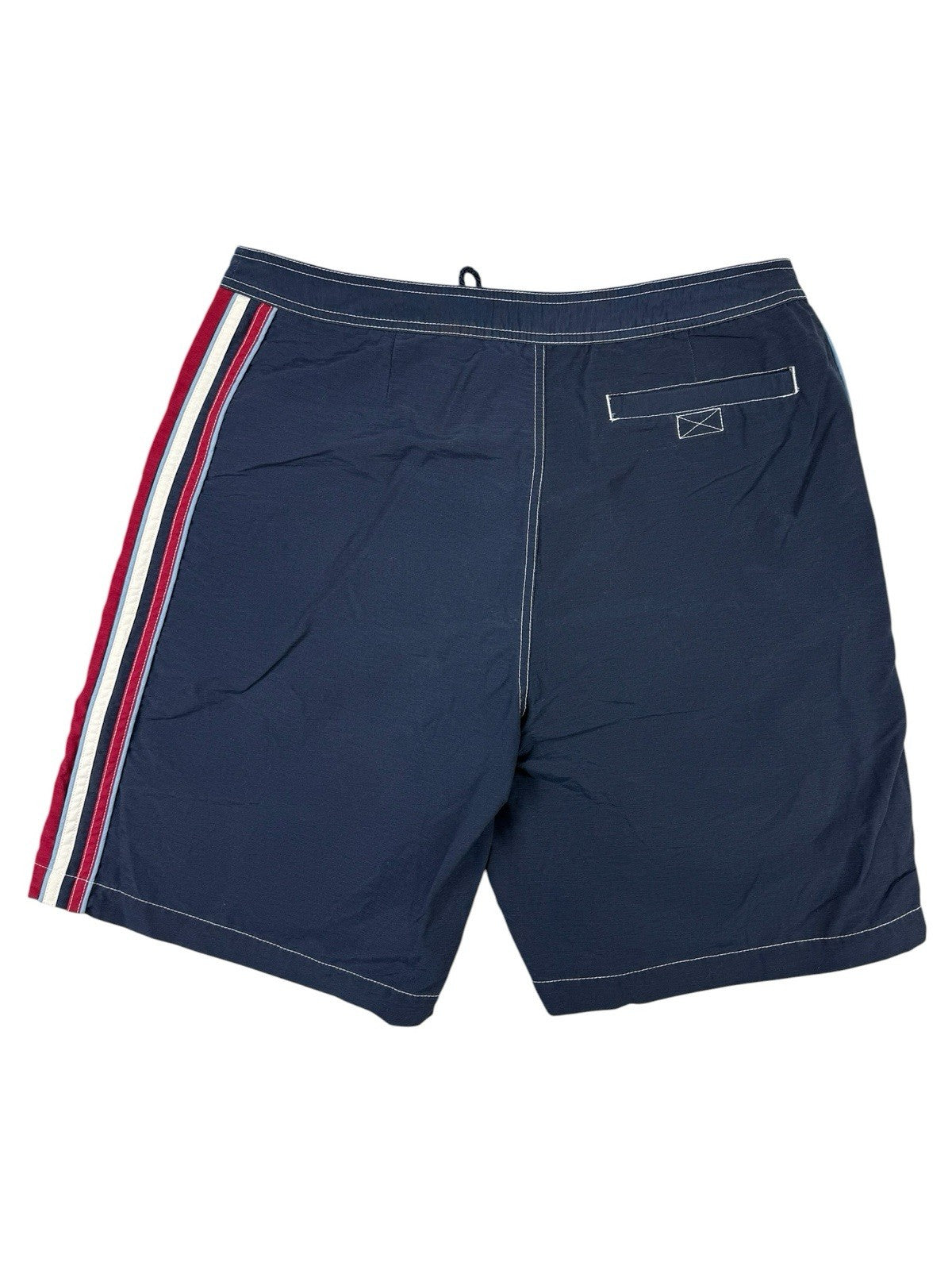 Tommy Hilfiger Retro Y2K Blue Lined Swim Trunk Shorts Large