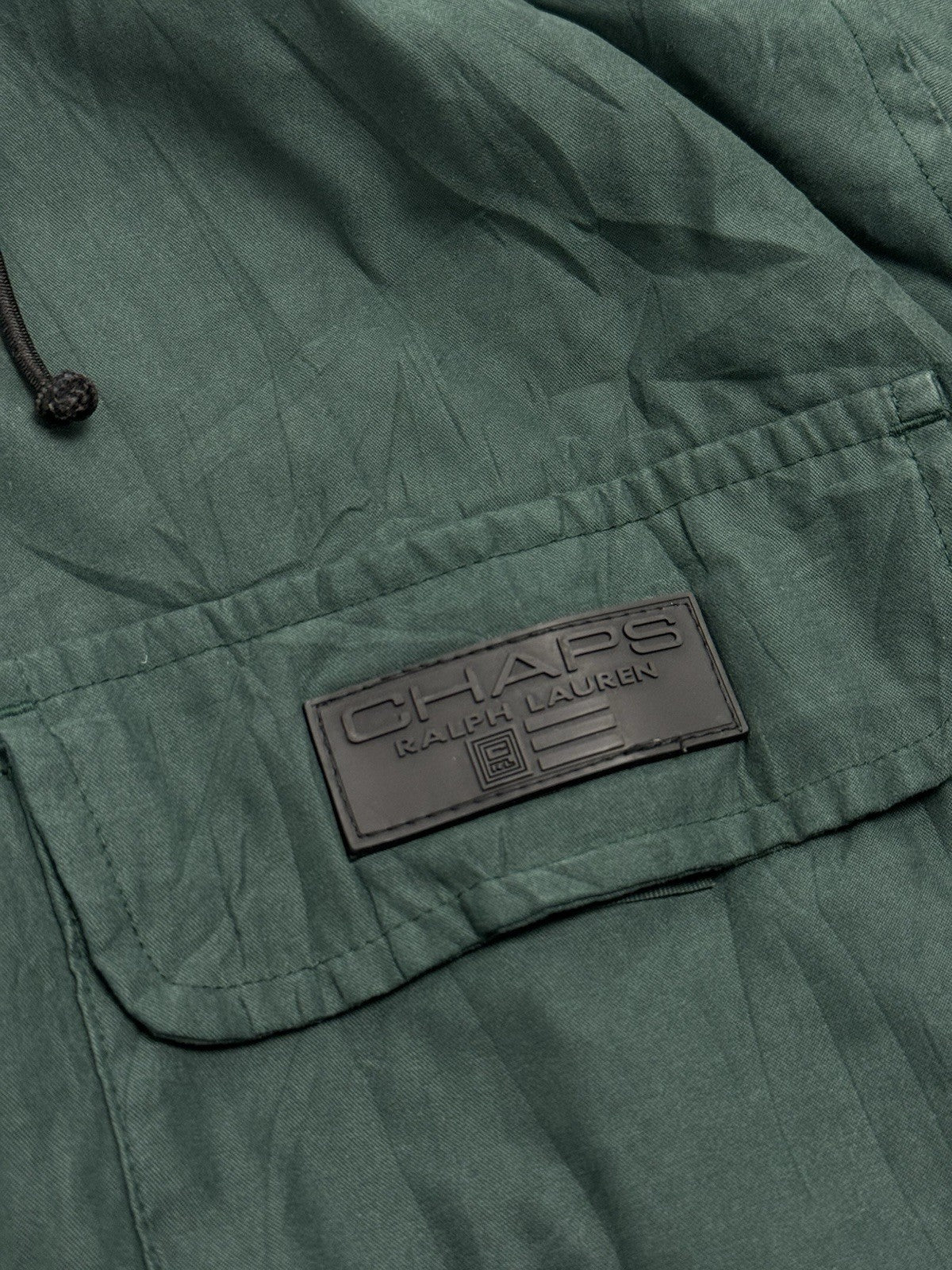 Chaps Ralph Lauren Green Retro Y2K Lined Heavy Jacket Medium