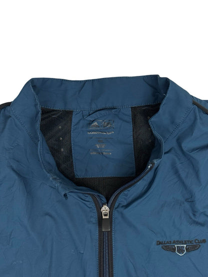 Adidas Blue Climaproof Dallas Athletic Club Zip Jacket 2XL