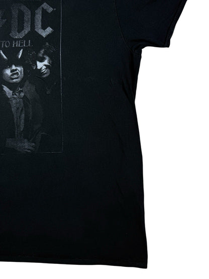 AC/DC Black Highway to Hell Album Music Band Top 2XL
