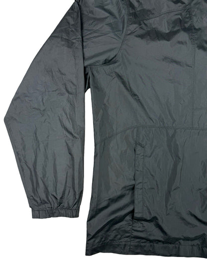 Columbia Grey Polyester Hooded Zip Rain Jacket XL