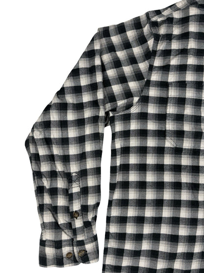 Carhartt Black Plaid Hamilton Relaxed Fit Button Shirt XL