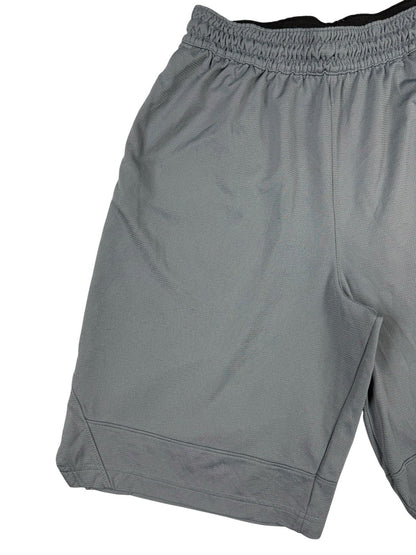 Nike Dri-FIT Grey Polyester Basketball Sport Active Shorts Medium