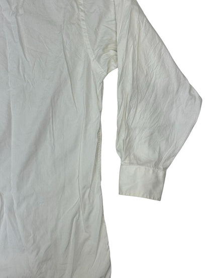 Tommy Hilfiger Vintage White Gold Crest Shirt Medium (15" Collar)