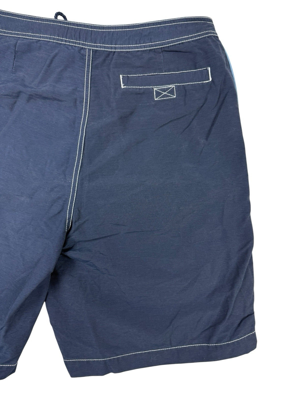 Tommy Hilfiger Retro Y2K Blue Lined Swim Trunk Shorts Large