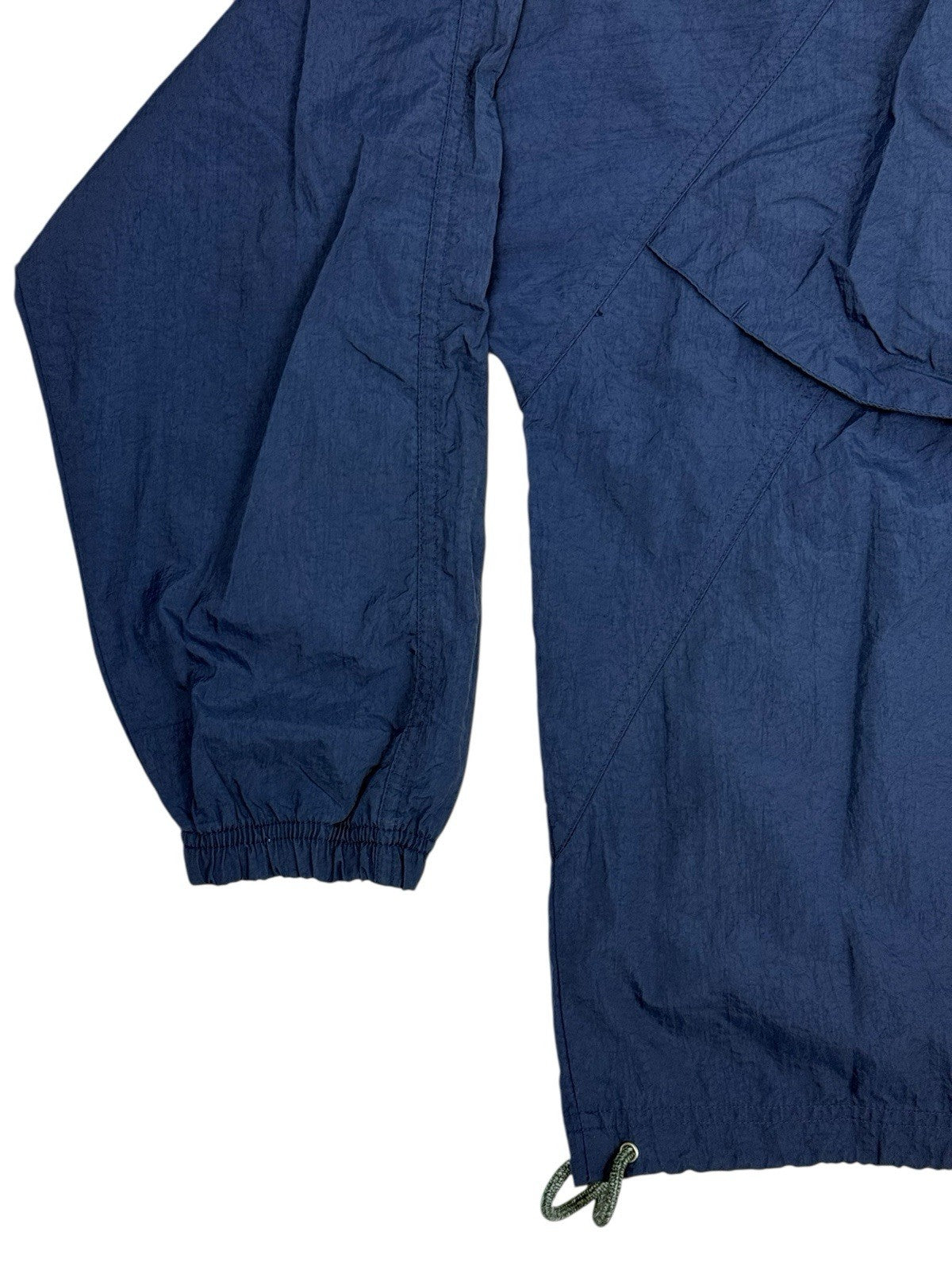 Reebok Retro Blue Nylon Zip Track Jacket Small