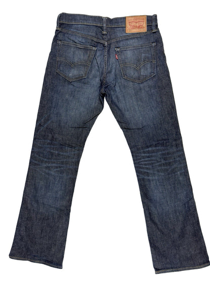Levi's 527 Blue Slim Bootcut Denim Jeans 30W 30L