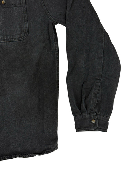 Lee Black Denim Shirt Jacket Large