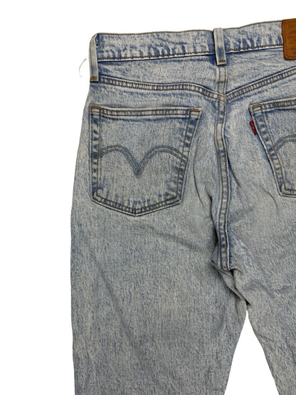 Levi's 501 Blue Denim Jeans Size 27W 26L