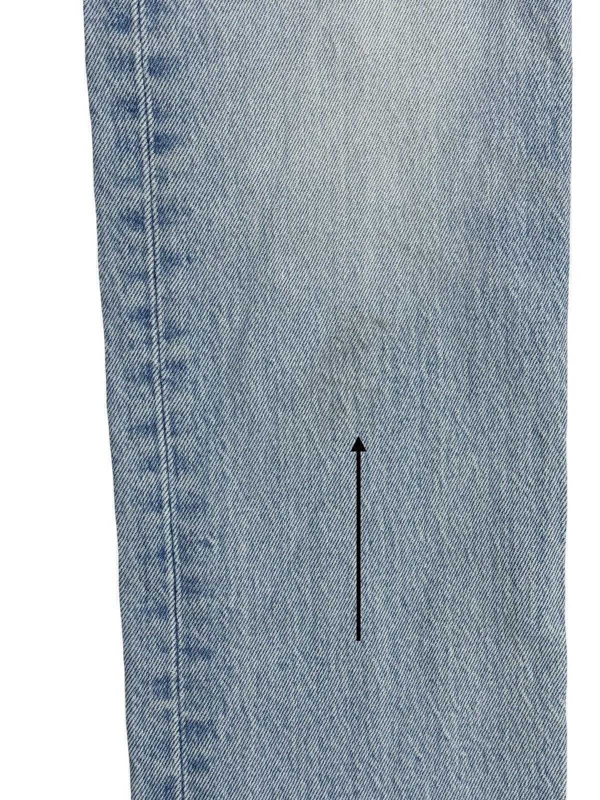 Levi's 501 Light Blue Straight Leg Denim Jeans 23W 32L