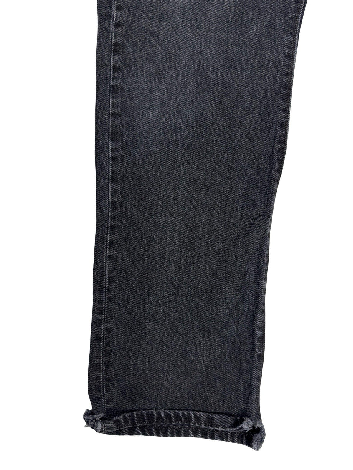 Levi's 501 Black Faded Retro Straight Leg Denim Jeans 32W 30L