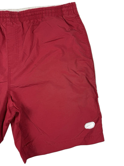 Nike Retro Y2K Red Nylon Swim Short Trunks 2XL 40/42