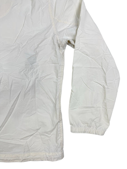 Napapijri Geographic White Retro 1/4 Zip Hooded Anorak Jacket Small