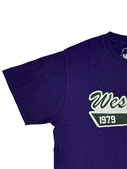 Westbeach Purple Printed Logo Top Medium