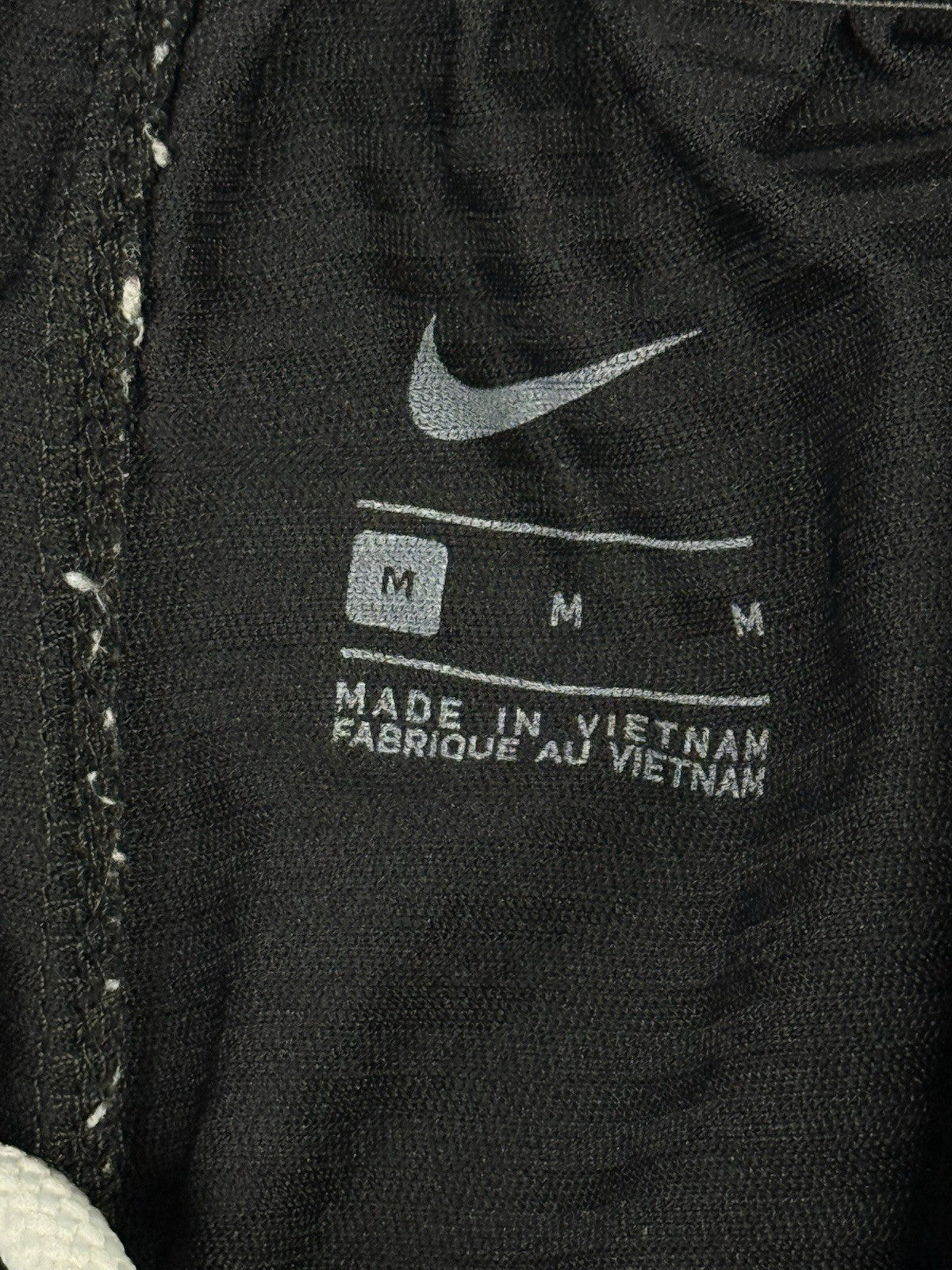 Nike Black Polyester Basketball Sport Training Athletic Shorts Medium