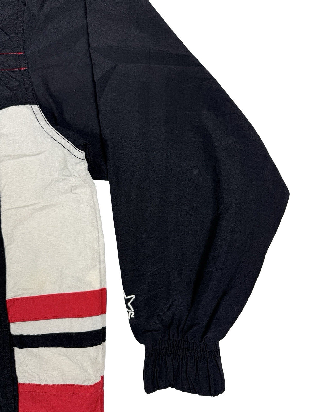 Starter Vintage NBA Chicago Bulls Black Windbreaker Jacket Medium