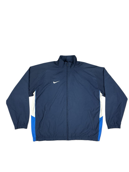 Nike Retro Blue  Colourblock Embroidered Zip Track Jacket XL