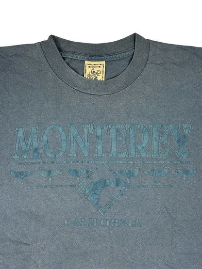 Retro Alore Blue Monterey California Cotton Top XL