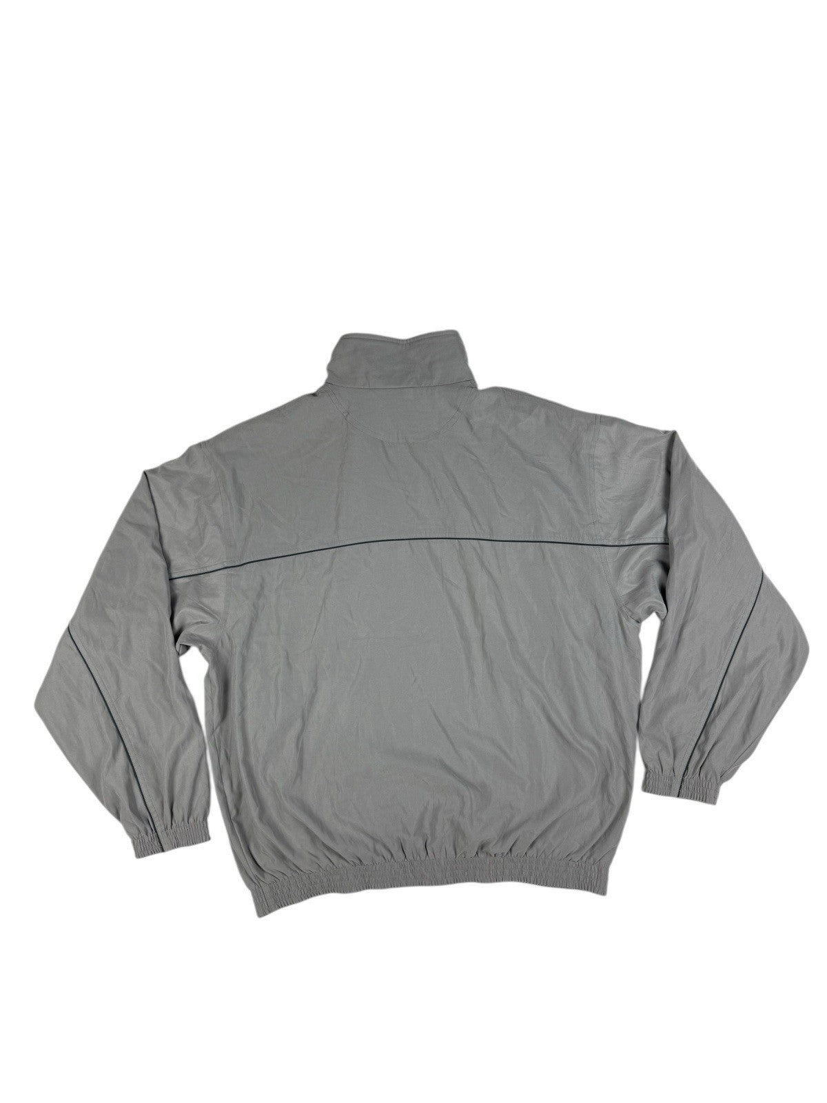 Champion Retro Grey Lined Zip Track  Jacket 2XL