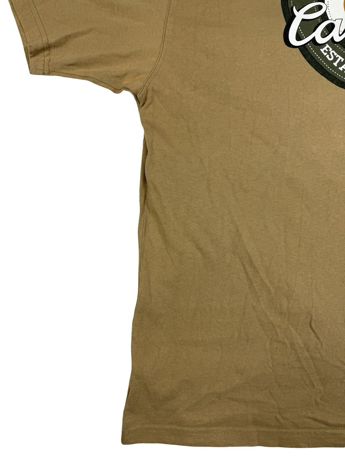 Carhartt Retro Beige Printed Workwear Short Sleeve Top 2XL