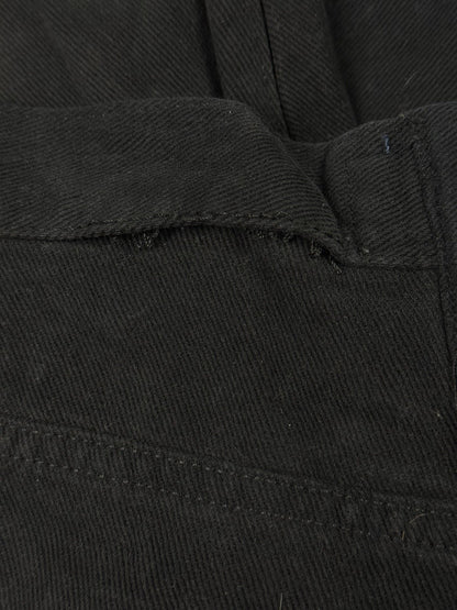 Trussardi Jeans Black Corduroy Jeans 37W 27L