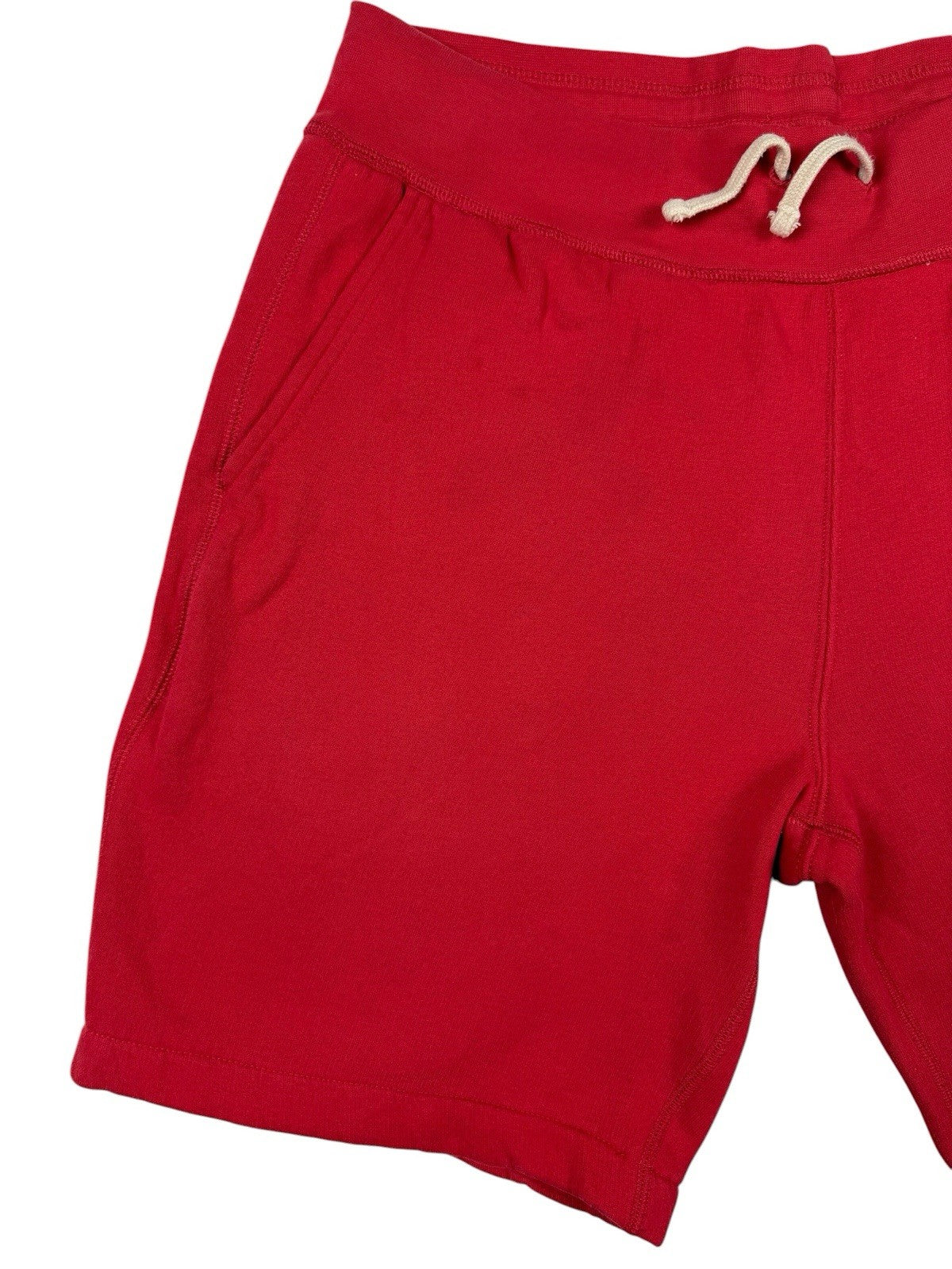 Polo Ralph Lauren Red Cotton Blend Lounge Jogger Sweat Shorts Large