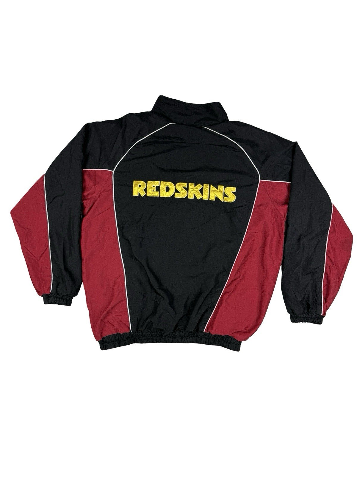 NFL Washington Redskins Retro 1/4 Zip Pullover Windbreaker Jumper Jacket Medium