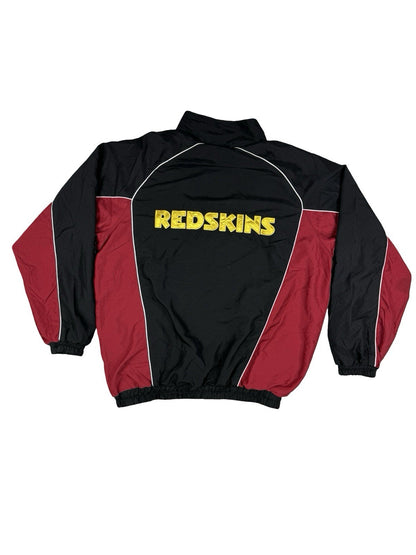 NFL Washington Redskins Retro 1/4 Zip Pullover Windbreaker Jumper Jacket Medium