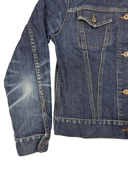 Gap Y2K Blue Denim Stretch Jacket Youth Medium (Age 8/9)