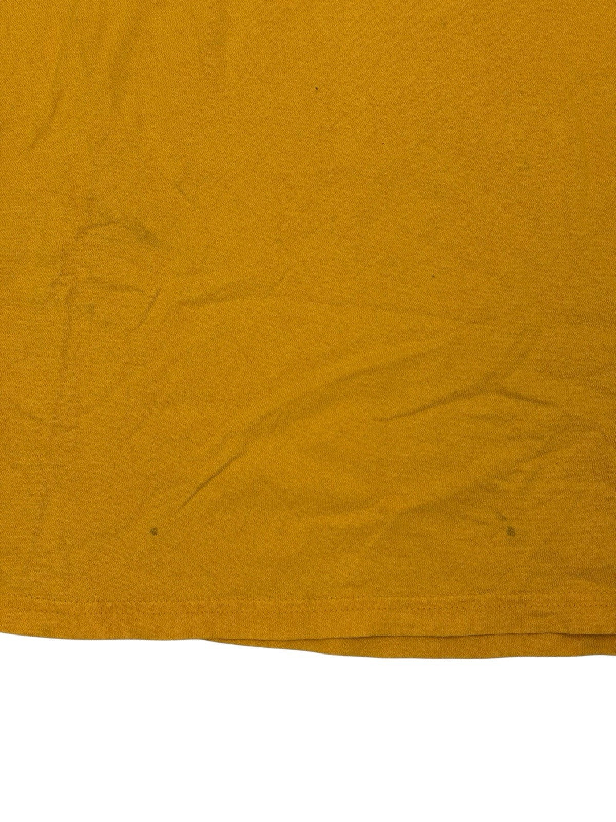 Iowa Hawkeyes Retro Yellow Printed Cotton American College Sports Top Large