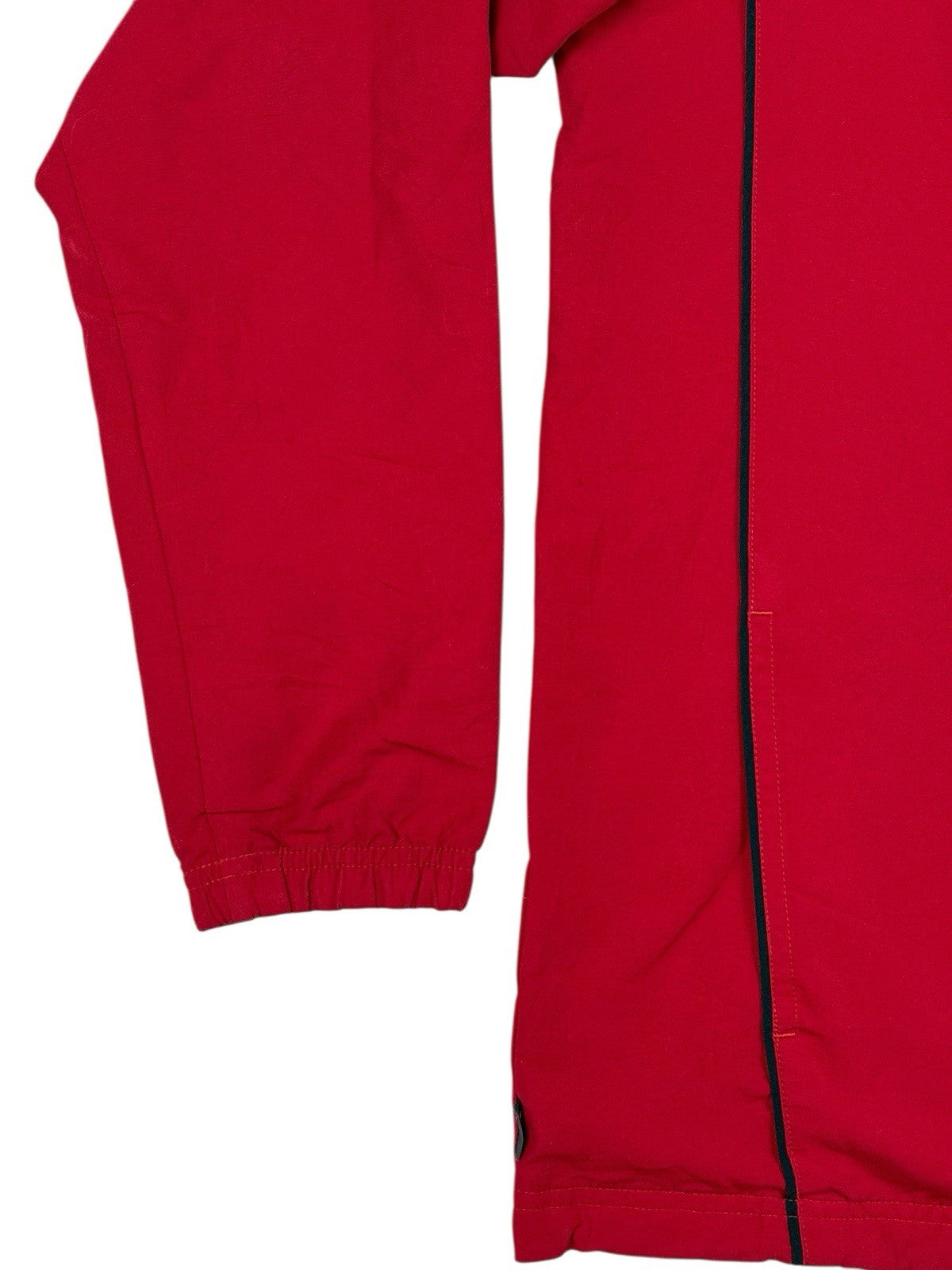 Adidas Vintage Red Zip Through Lined Track Jacket Size 18