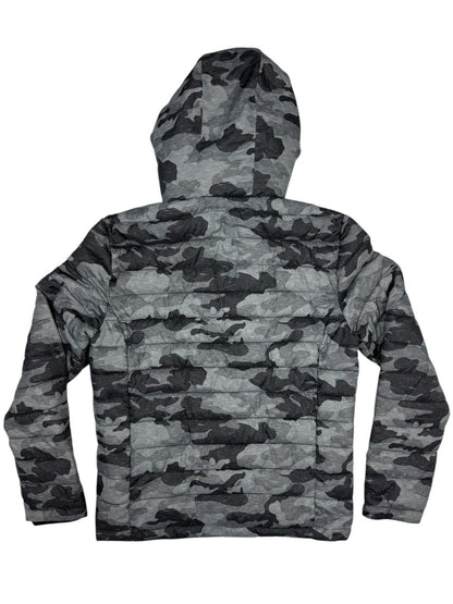 Superdry Grey Camo Fuji Puffer Jacket Medium