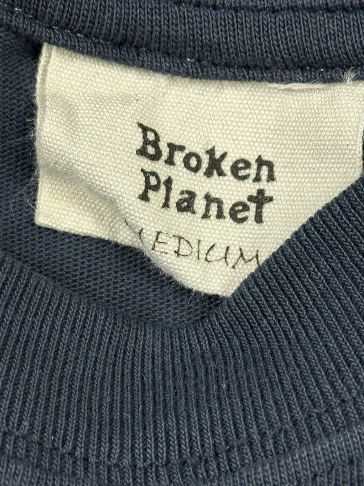 Broken Planet Blue Trapped In Time Graphic Top Medium