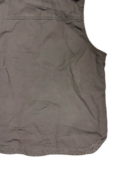 Carhartt Women's Washed Duck Hooded Insulated Gilet Vest Medium (Size 8/10)