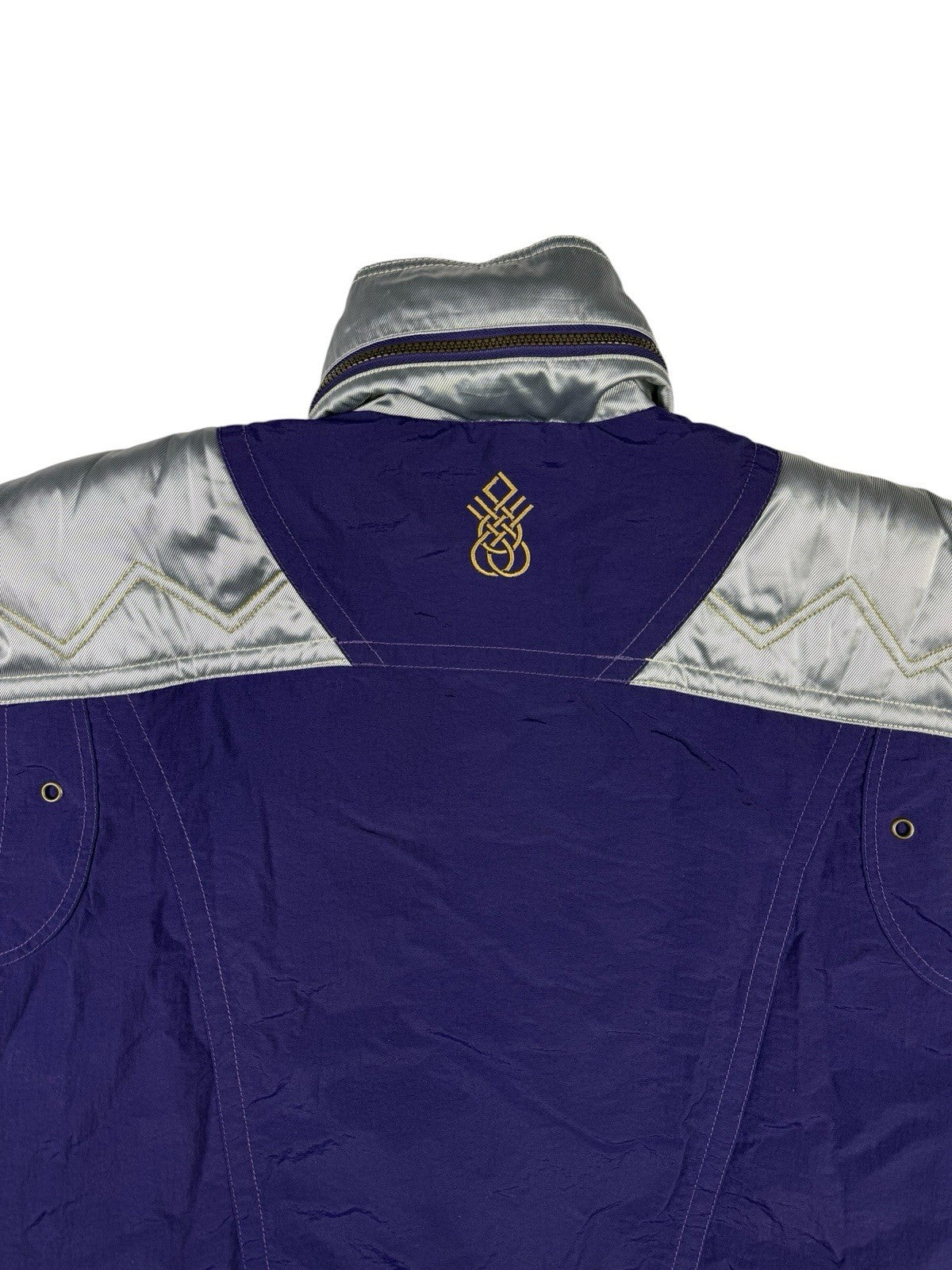Retro Rodeo Purple Insulated Outdoor Y2K Zip Ski Jacket Women's Size 14