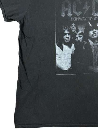 AC/DC Black Highway to Hell Album Music Band Top 2XL