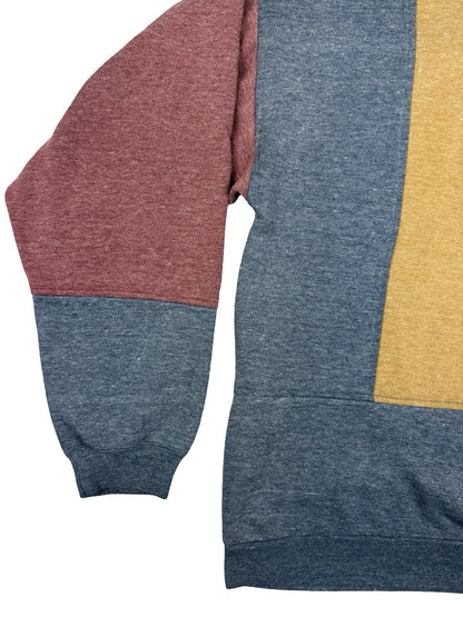 Chams Vintage Multicolour Jumper Sweatshirt Colourblock Large