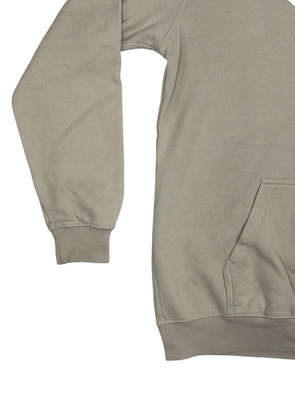 Retro Space Jam Beige Distressed Printed Hoodie Small
