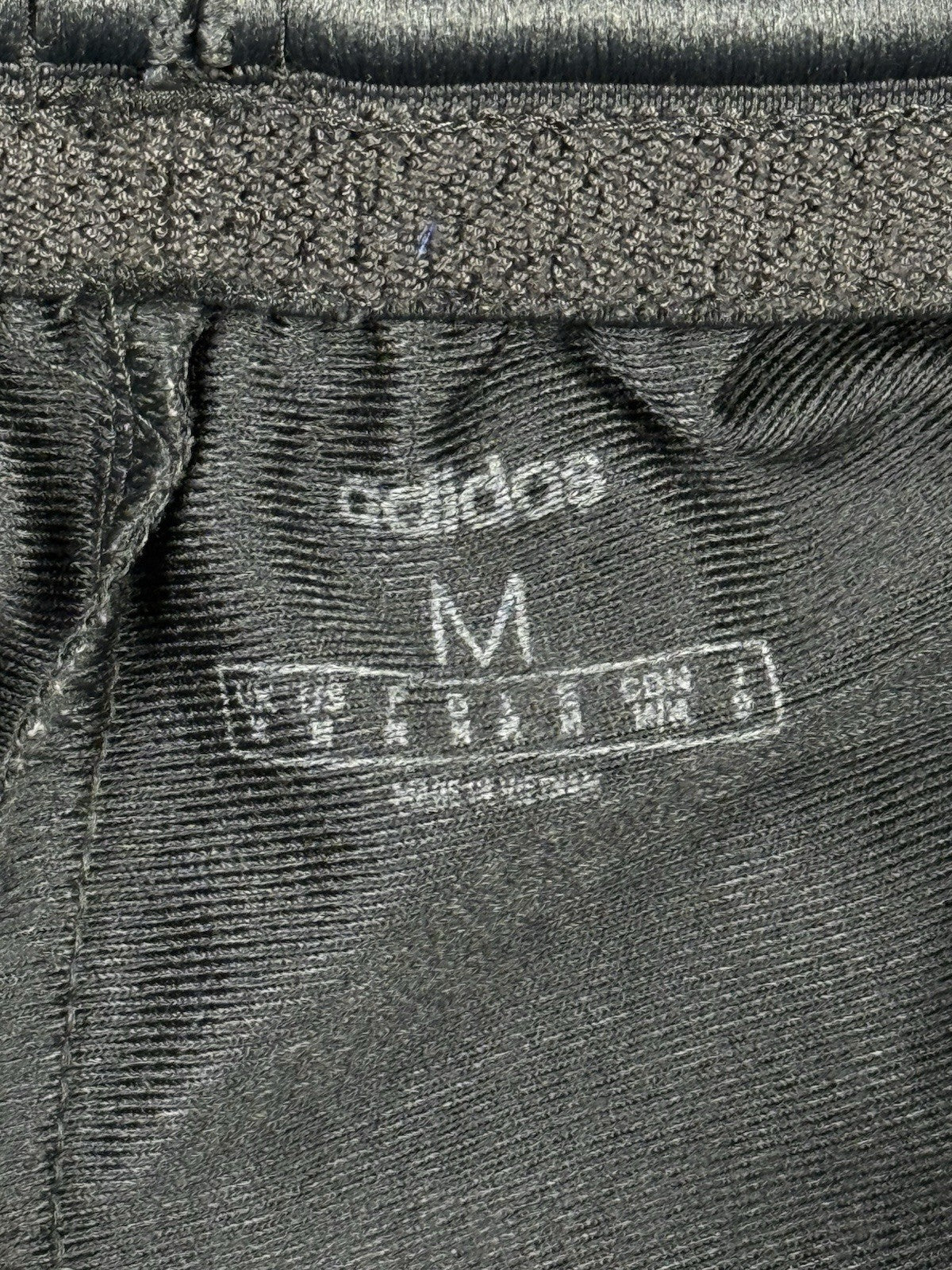 Adidas Grey Polyester Sport Active Shorts Medium