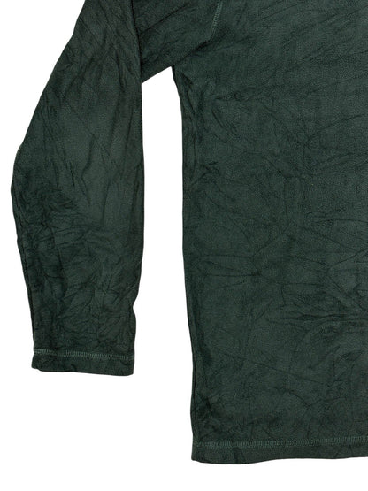 Chaps Green Quarter Zip Fleece Medium