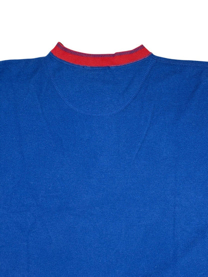 St Louis Blues Vintage NHL Pro Edge Henley Jumper Large