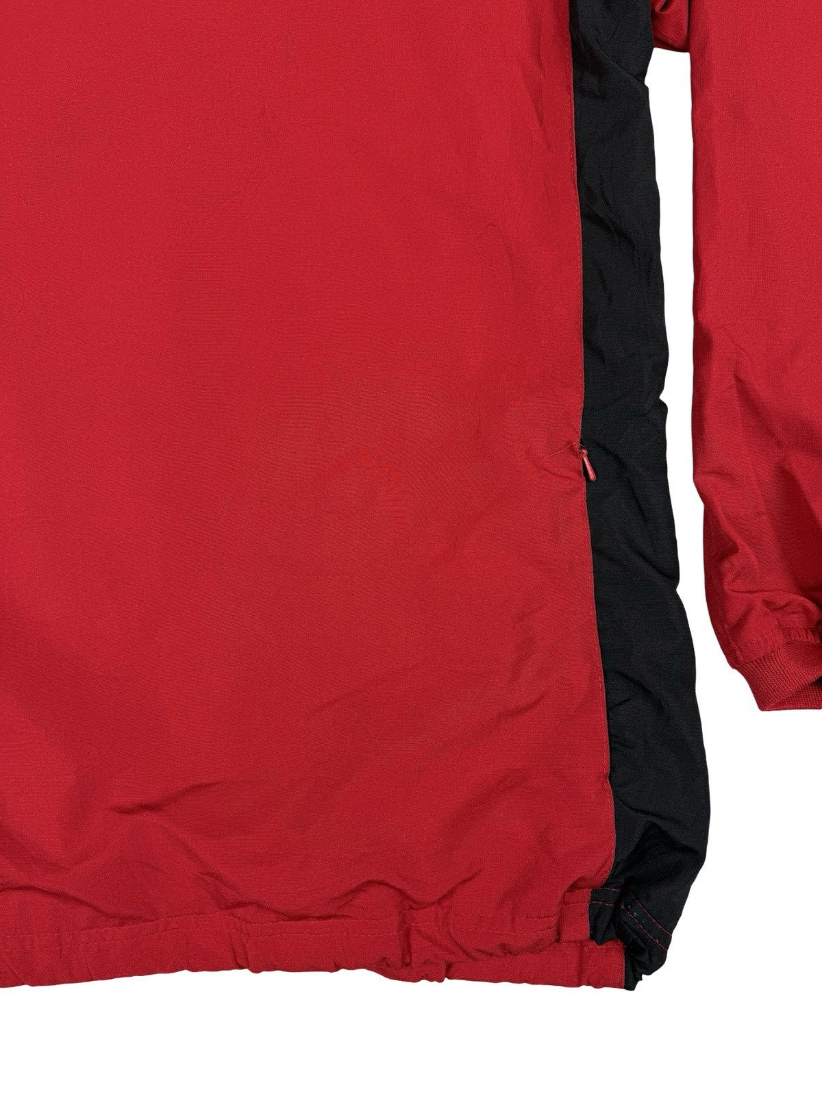 Starter Retro Red Pullover V-Neck Jumper Windbreaker Large